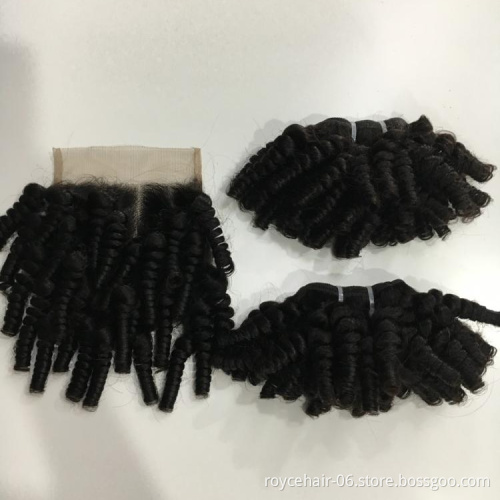 Hair Extension Suppliers China Remy Malaysian Afro Kinky Curl Sew In Human Hair Weave With Closure Afro Kinky Bulk Buy